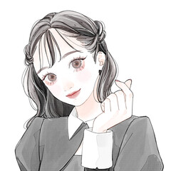 指ハート