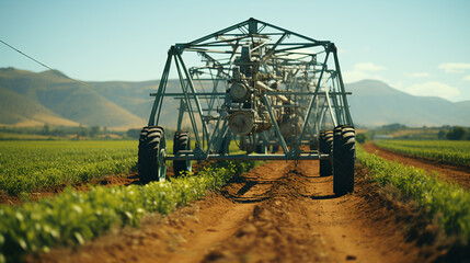 Fototapeta premium system in the field HD 8K wallpaper Stock Photographic Image 