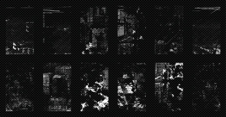 Hight quality overlay paper texture with grunge uneven and scratch's for the design of any cover, album, page, photo. Dust and dirt texture for cover photo filter set. Overlay collection. 