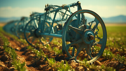 old rusty tractor HD 8K wallpaper Stock Photographic Image  - obrazy, fototapety, plakaty