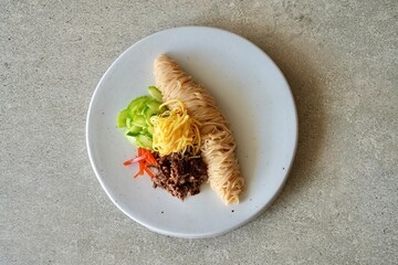 궁중면요리 비빔면 골동면