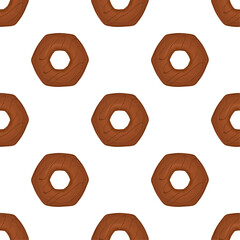 Pattern homemade cookie different taste in pastry biscuit