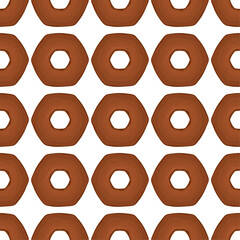 Pattern homemade cookie different taste in pastry biscuit