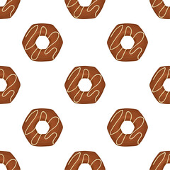 Pattern homemade cookie different taste in pastry biscuit
