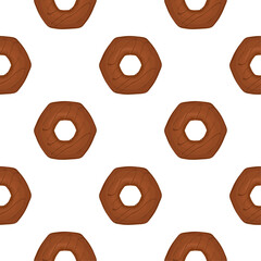 Pattern homemade cookie different taste in pastry biscuit