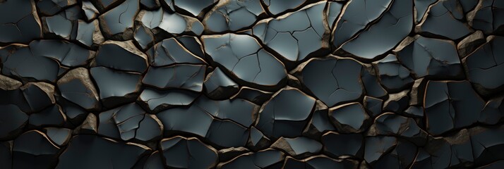 Cracked Floor Tile Wall Texture Black , Banner Image For Website, Background abstract , Desktop Wallpaper