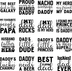 Obraz premium dad svg design bundle and digital download
