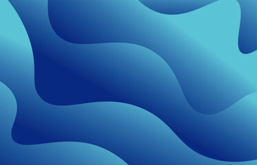 Abstract blue wave shape with futuristic concept background Abstract color gradient flowing liquid pattern banner background.