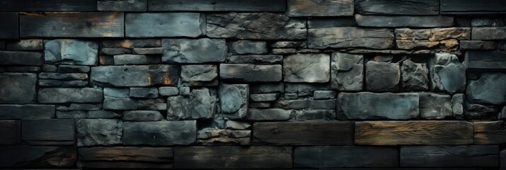 Black Brick Wall Texture Grunge Background , Banner Image For Website, Background abstract , Desktop Wallpaper