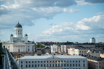 Helsinki harbour during summer