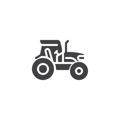 Tractor vector icon