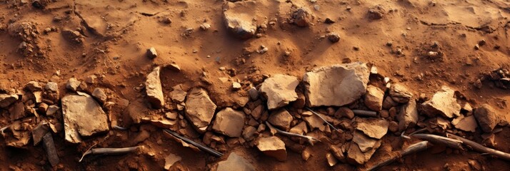 Brown Plowed Soil Seamless Tileable Texture , Banner Image For Website, Background abstract , Desktop Wallpaper