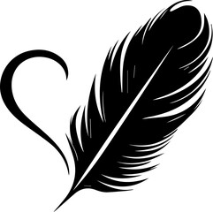 Obraz premium heart feathe