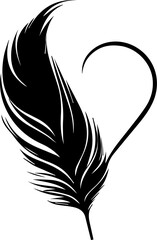 feather heart 