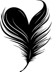 feather heart 