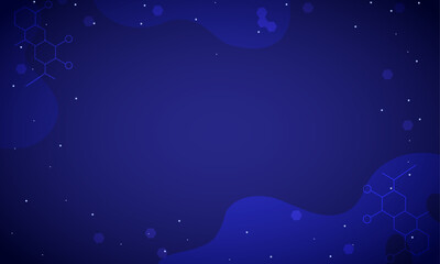 Vector abstract background of hexagons shape pattern