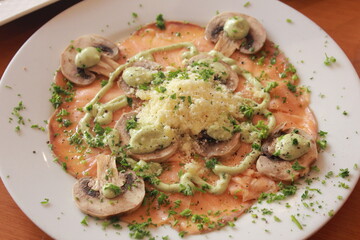 CARPACCIO DE SALMÓN 
