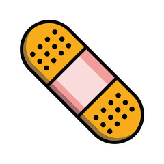 Bandage icon design, illustration design