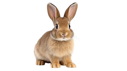 A rabbit on the transparent background