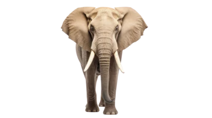 Foto op Aluminium Africa elephant on the transparent background © EmmaStock