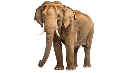 Obraz premium Thai elephant on the transparent background