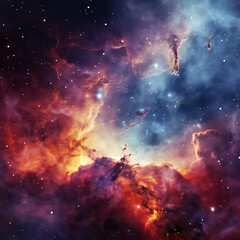 Obraz na płótnie Canvas Cosmic Elegance Beautiful Galaxy Background Wallpaper