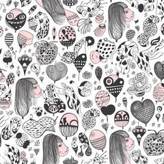 Hand drawn simple elements set. Sketch underlines, icons, emphasis, Hand drawn like kids Mother life pattern design for print including different elements of love and baby flower and kids