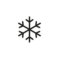 Snowflake icon design. Symbol of cold, winter, snow, ice, winter weather. illustration. - 678533567