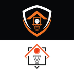 logo basketball basket club, Home theme, tournament logo
