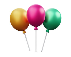 Balloons png 3d