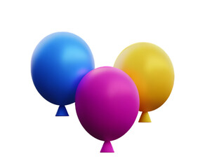 Balloons png 3d