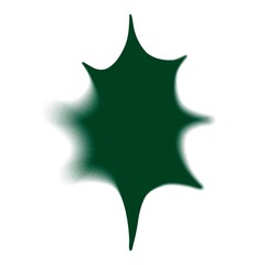 Christmas floral symbol. Poinsettia illustration for festive graphics, New Year card, winter sale fair branding, Xmas banner. Crimson blossoms in trendy minimal style. Grainy spray textured effects.