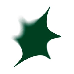 Christmas floral symbol. Poinsettia illustration for festive graphics, New Year card, winter sale fair branding, Xmas banner. Crimson blossoms in trendy minimal style. Grainy spray textured effects.