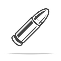 Bullet outline icon transparent vector isolated