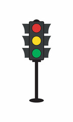 vector traffic sign lights