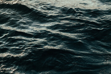 Obraz premium Water Splash Isolated On The Black background