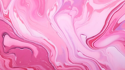 Luxurious pink oil paint liquid fluid marbling flow effect. Luxurious Liquid marble texture....