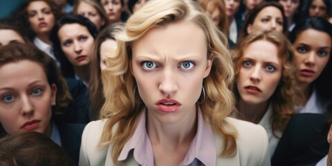 Fototapeta premium Frontline of gender equality in the corporate world