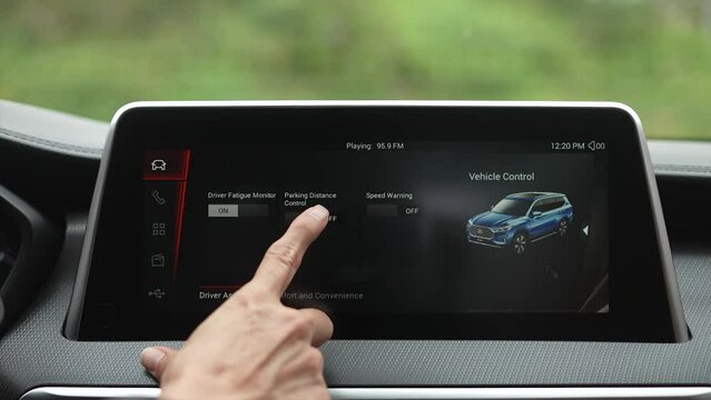 maxus D90, modern car touchscreen,  modern car touchscreen
