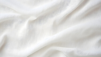 White linen fabric texture background, seamless pattern of natural textile marble texture. Generative Ai.