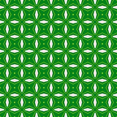 Big green and white flora Seamless pattern tile repeat patterns surface design textile design for fabric and digital paper background	