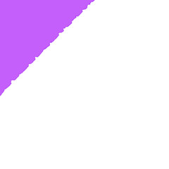 Obraz premium Torn Purple Paper Sheet Used as a Border