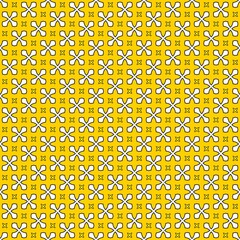 Yellow small tiny floral Seamless pattern tile repeat patterns surface design textile design for fabric and digital paper background	