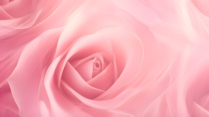 Abstract beautiful pink tone rose flower background for design background. Generative Ai.