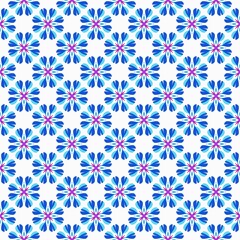 Simple elegant blue floral Seamless pattern tile repeat patterns surface design textile design for fabric and digital paper background	