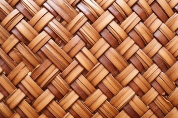 close-up of woven basket pattern