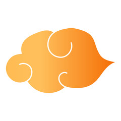 Chinese Cloud Element Vector Illustration