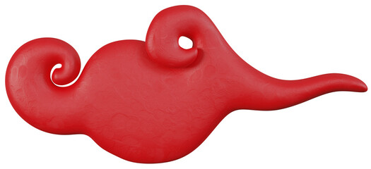 Red Chinese clouds,Chinese new year.