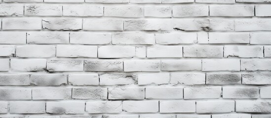 Fototapeta premium Background with white brick texture