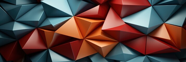 Macro Image Paper Folded Geometric Shapes , Banner Image For Website, Background abstract , Desktop Wallpaper
